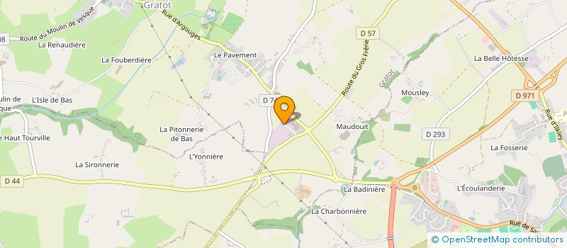 localisation de l'entreprise FERRONNERIE PICARD DUBOSCQ à GOUVILLE-SUR-MER