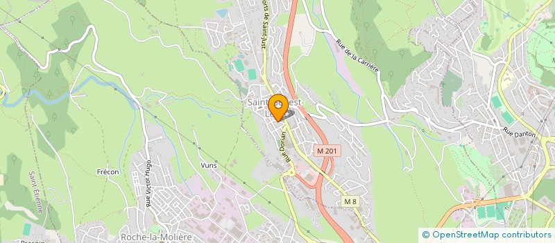 localisation de l'entreprise FERRONNERIE REMY DEGEORGE à SAINT-GENEST-LERPT