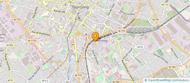 localisation de l'entreprise FERRONNERIE RODRIGUES à TOURCOING
