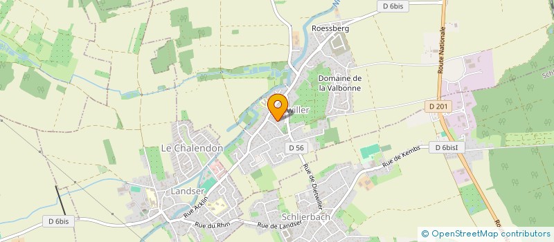 localisation de l'entreprise FERRONNERIE ROGER KOERPER ET FILS à DIETWILLER