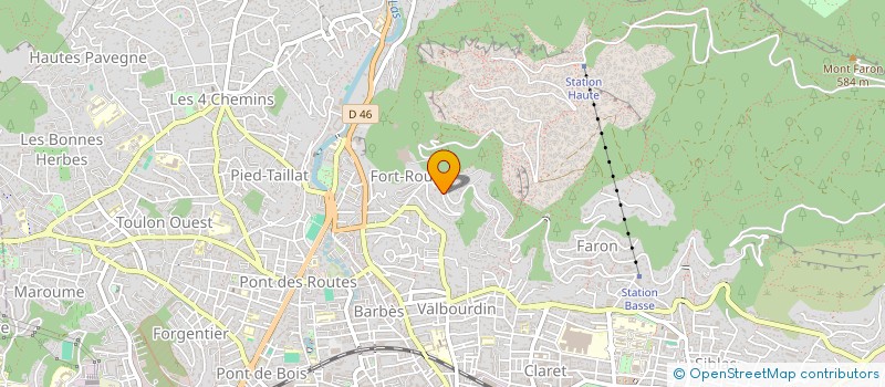 localisation de l'entreprise FERRONNERIE SV83  LA SEYNE SUR MER