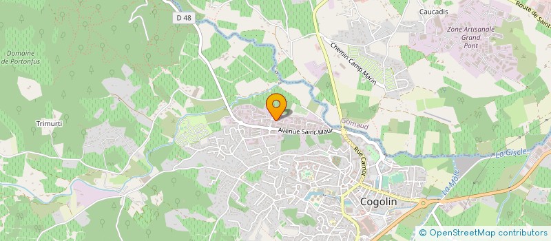 localisation de l'entreprise FERRONNERIE VALAITIS à COGOLIN