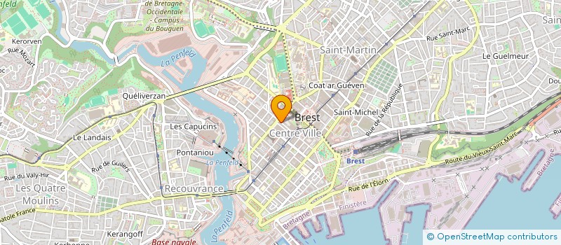 localisation de l'entreprise FERROU à BREST
