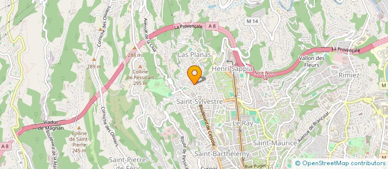 localisation de l'entreprise FERROUD PLATTET SOINS INFIRMIERS à NICE