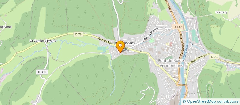 localisation de l'entreprise FERROX METALLERIE FERRONNERIE D'ART  DAMBELIN