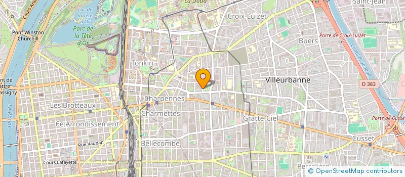 localisation de l'entreprise FERRRANA  VILLEURBANNE