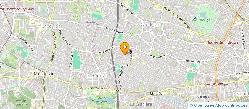 localisation de l'entreprise FERRUA PUPIN ETUDES ET CONSEILS  BORDEAUX