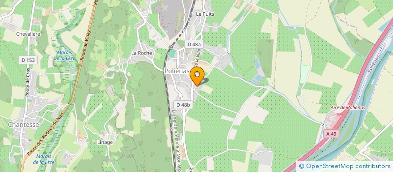 localisation de l'entreprise FERRUIT FAMILY  POLIENAS