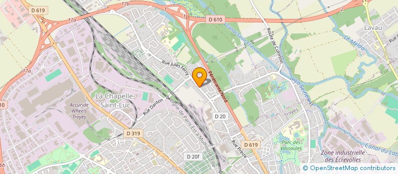 localisation de l'entreprise FERRY 38  SAINT-SORLIN-EN-VALLOIRE