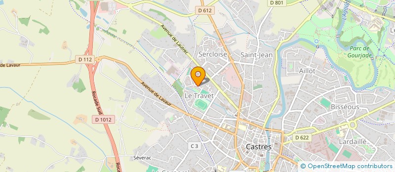 localisation de l'entreprise FERRY-HERRIOT  CASTRES