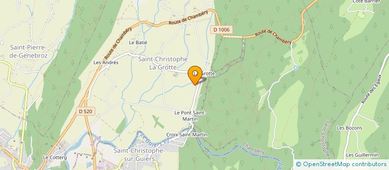 localisation de l'entreprise FERRY LAURENT-BOIS DE CHAUFFAGE ET SERVICES  SAINT-CHRISTOPHE