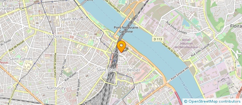 localisation de l'entreprise FERRY SERVICES à BORDEAUX