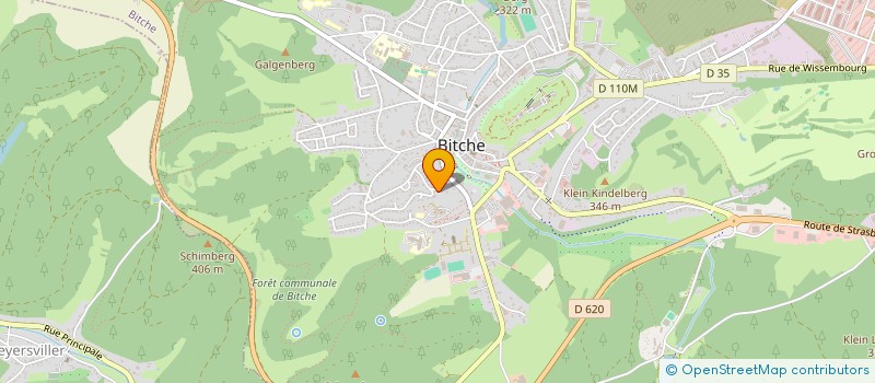 localisation de l'entreprise FERS  BITCHE