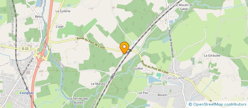 localisation de l'entreprise FERS SERVICES 33 à SAINT-MARIENS