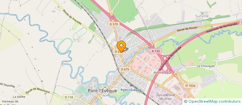 localisation de l'entreprise FERSA à PONT L'EVEQUE