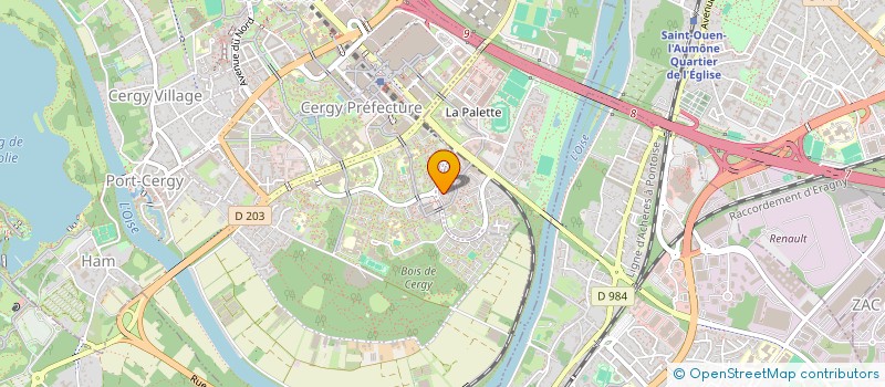 localisation de l'entreprise FERSIL  PONTOISE