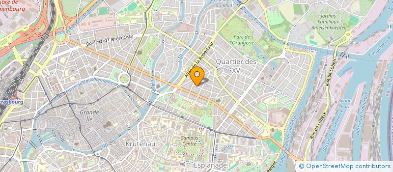 localisation de l'entreprise FERSNER FRANCIS ET GRASSI CLAUDE à STRASBOURG