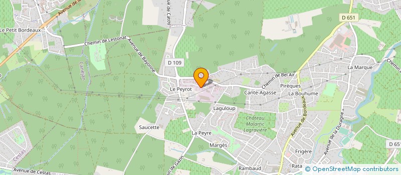 localisation de l'entreprise FERSOFT à LEOGNAN