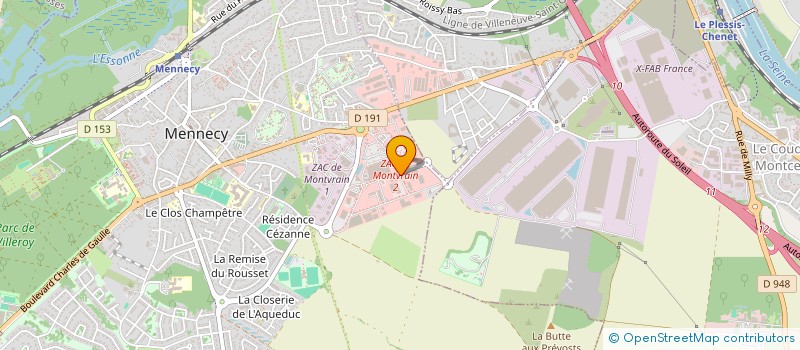 localisation de l'entreprise FERSOUDURE à MENNECY