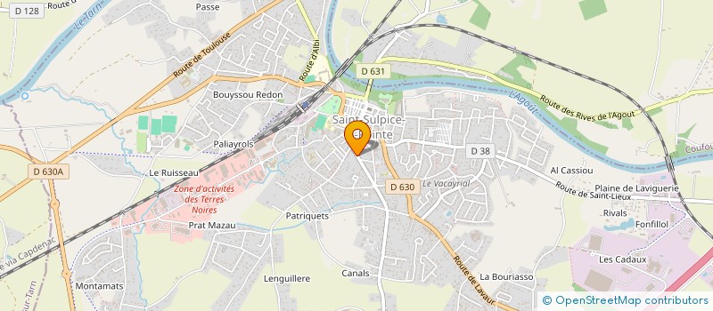 localisation de l'entreprise FERSUD à SAINT-SULPICE-LA-POINTE