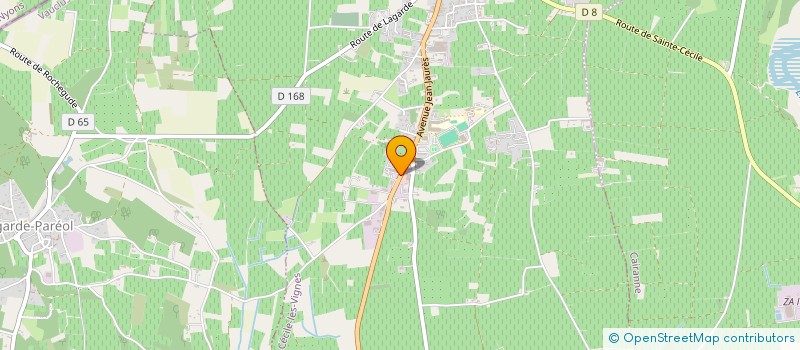 localisation de l'entreprise FERT MATERIELS à SAINTE-CECILE-LES-VIGNES