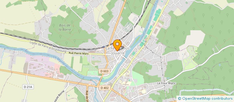 localisation de l'entreprise FERTE JAZZ à LA FERTE-SOUS-JOUARRE