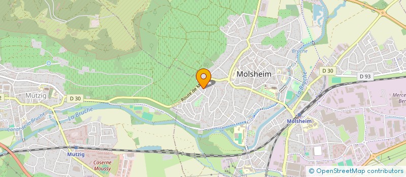 localisation de l'entreprise FERTE JURIPAIE  MOLSHEIM