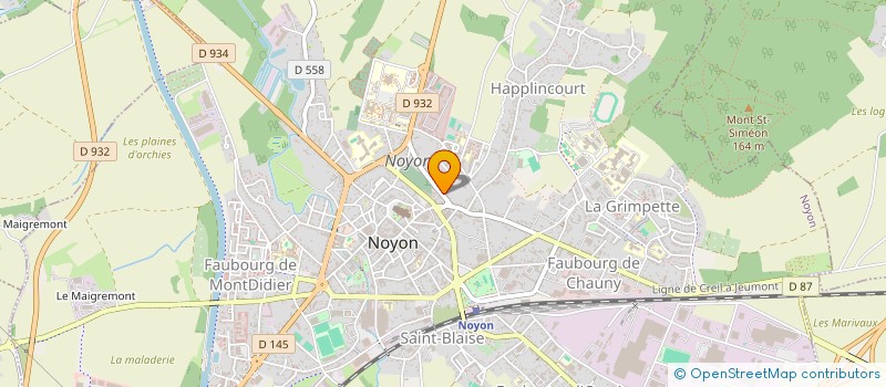 localisation de l'entreprise FERTE MYJAK  NOYON