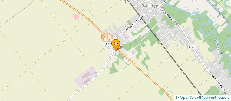 localisation de l'entreprise FERTE PISCINE  SAINT-LYE