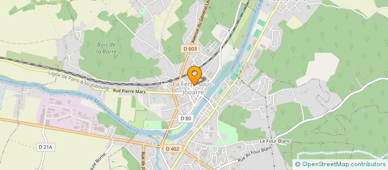 localisation de l'entreprise FERTE PRESSE à LA FERTE-SOUS-JOUARRE