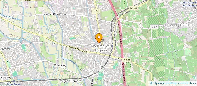 localisation de l'entreprise FERTEAM à MORIERES-LES-AVIGNON