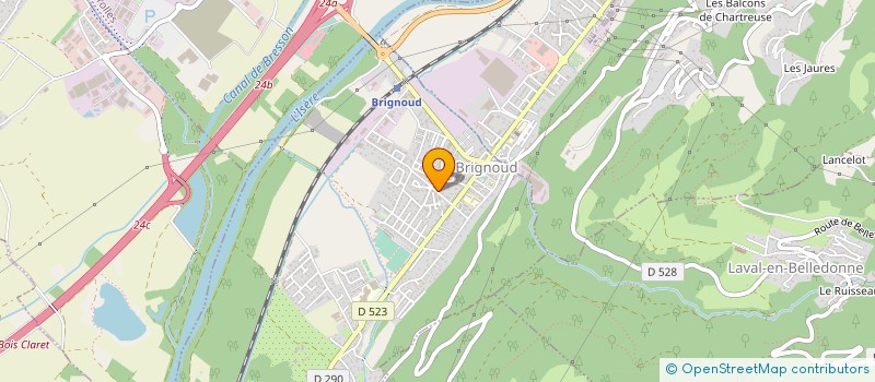 localisation de l'entreprise FERTECH à VILLARD-BONNOT