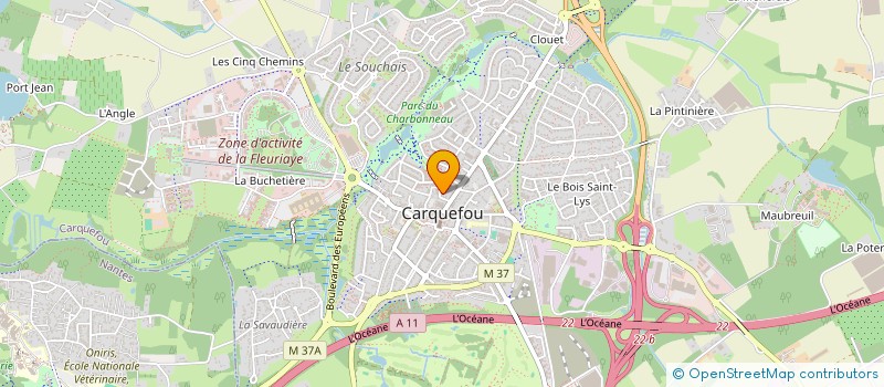 localisation de l'entreprise FERTEDIS à CARQUEFOU