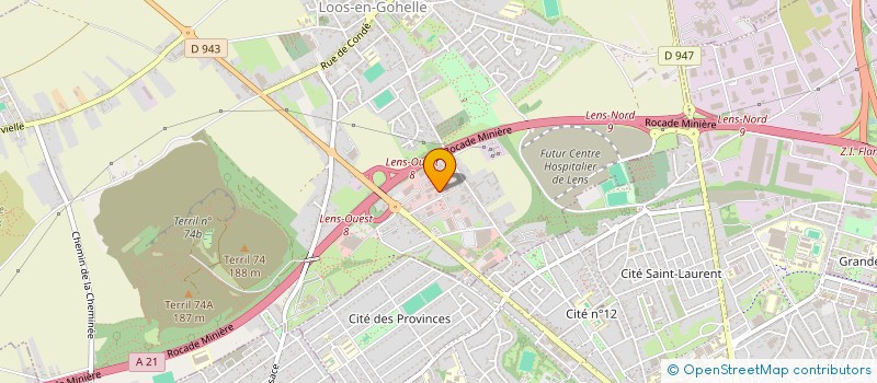 localisation de l'entreprise FERTEK à LOOS-EN-GOHELLE
