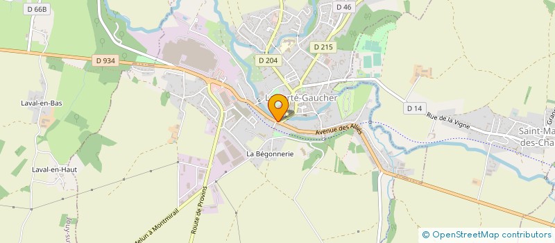 localisation de l'entreprise FERTEXOTIC  LA FERTE-GAUCHER