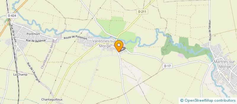 localisation de l'entreprise FERTI'COM  VARENNES-SUR-MORGE