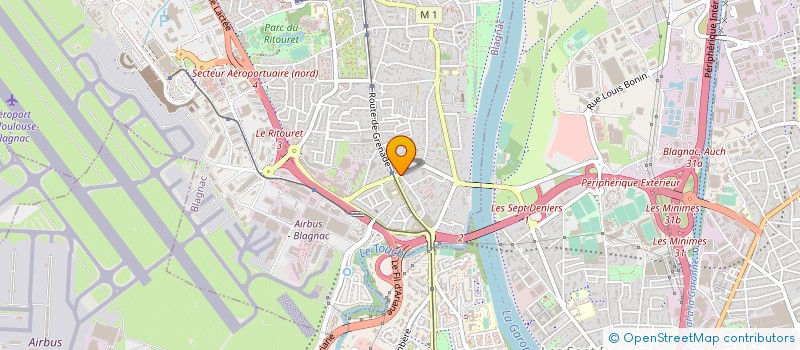 localisation de l'entreprise FERTIAN  BLAGNAC