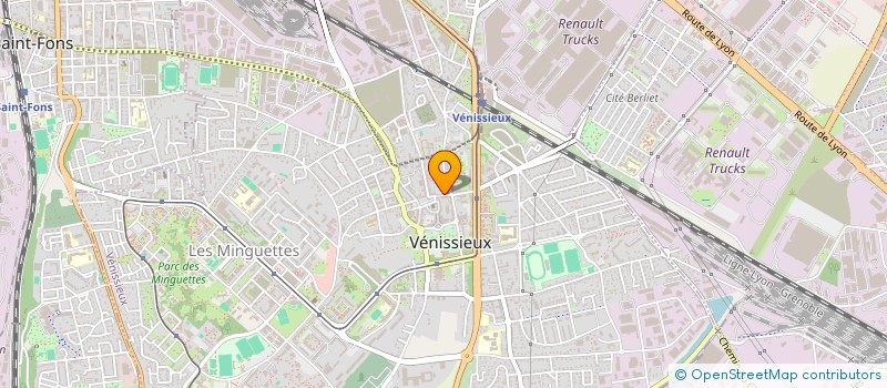 localisation de l'entreprise FERTIBIOTECH à VENISSIEUX