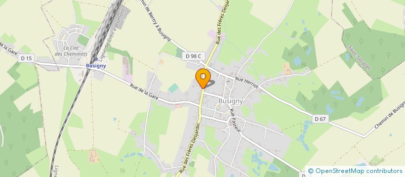 localisation de l'entreprise FERTIDISTRIB  BUSIGNY