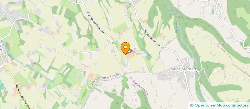 localisation de l'entreprise FERTIDROME  CHATUZANGE-LE-GOUBET