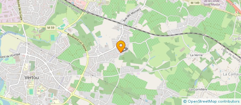 localisation de l'entreprise FERTILEM à VERTOU