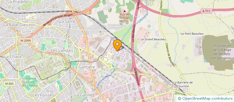 localisation de l'entreprise FERTILMER à CLERMONT-FERRAND