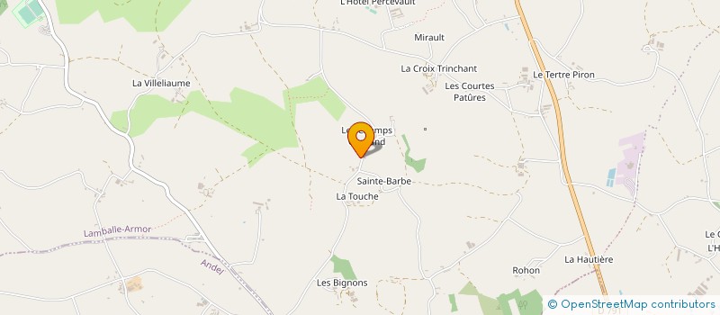 localisation de l'entreprise FERTIVAL à QUINTENIC