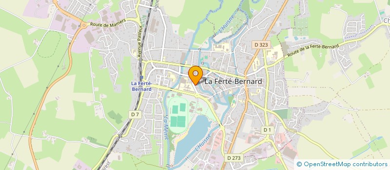 localisation de l'entreprise FERTODIS  LA FERTE-BERNARD