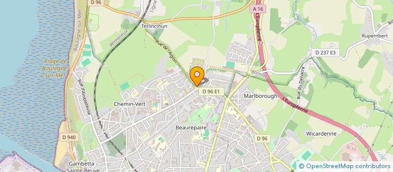 localisation de l'entreprise FERTON à WIMILLE