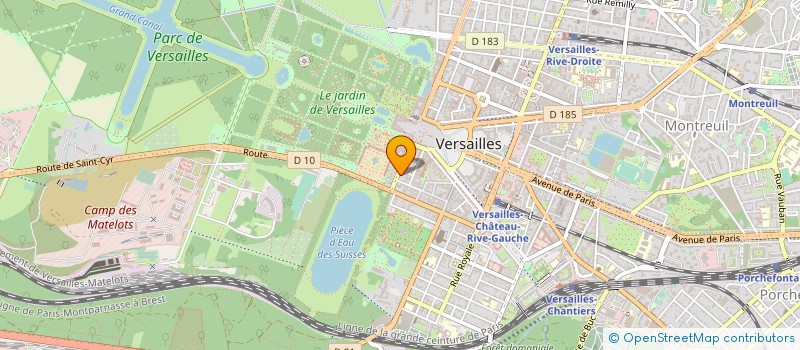 localisation de l'entreprise FERTRADE à VERSAILLES