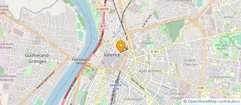 localisation de l'entreprise FERTRANS FRANCE à VALENCE