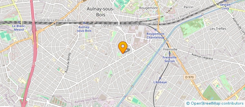 localisation de l'entreprise FERU à AULNAY-SOUS-BOIS