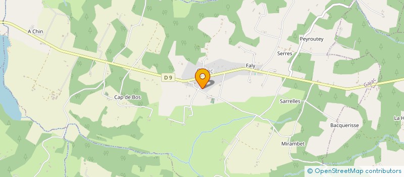 localisation de l'entreprise FERVAL  BAZAS