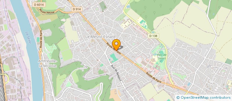 localisation de l'entreprise FERVEA  LE MESNIL-ESNARD